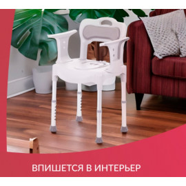 Кресло-туалет для инвалидов Армед 027 (санитарный стул без колес)